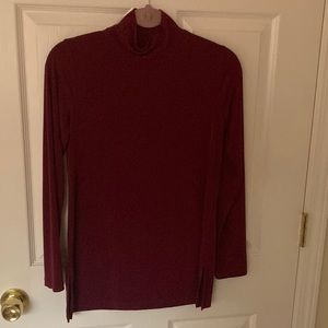 Susan Graver size XXS maroon tunic